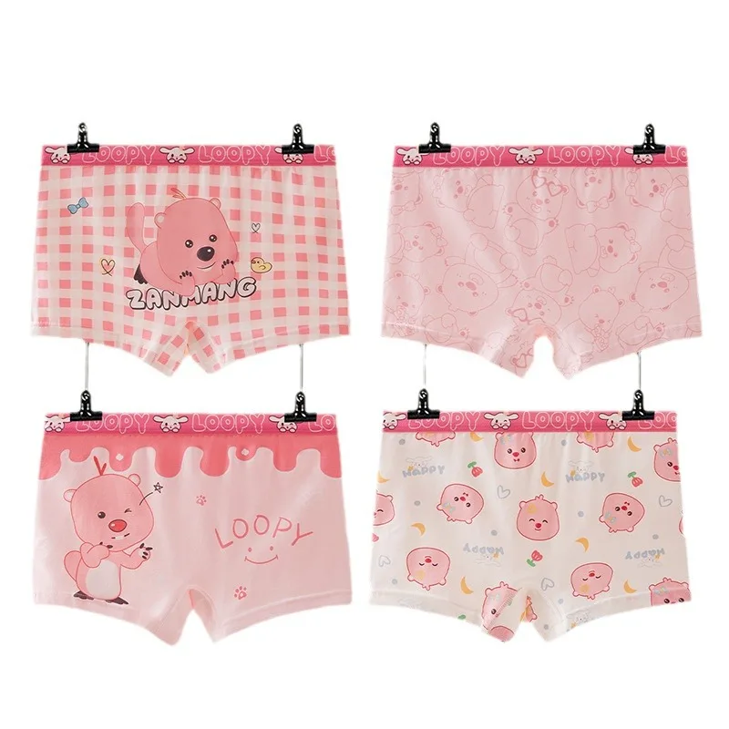 Новые детские трусы Loopy трусики Sanrio для девочек нижнее белье трусы-боксеры шорты