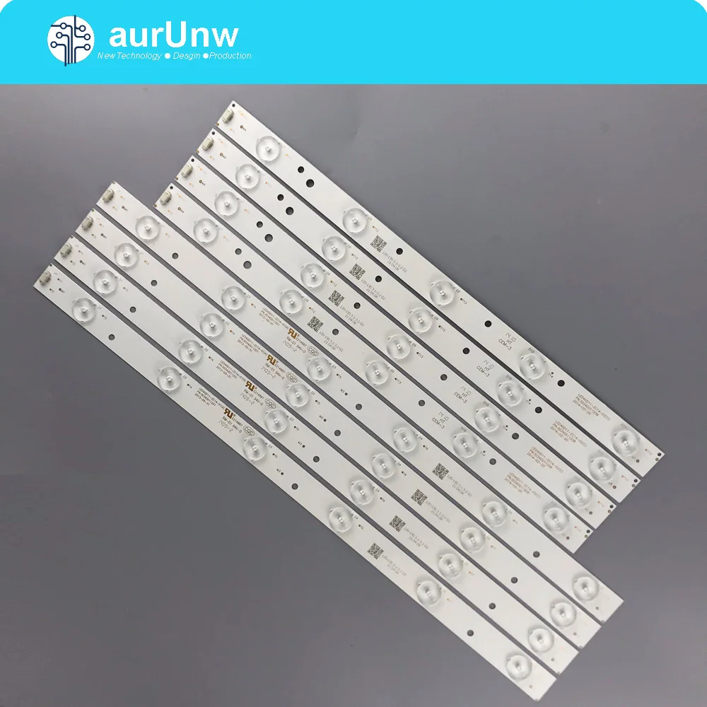 

1set=8PCS LED Backlight Strip LED40D11-ZC14-01(A)/02(A) 30340011207 30340011208 For LE40F3000W D40MF7090 LE40D8810 LSC400HM06-8