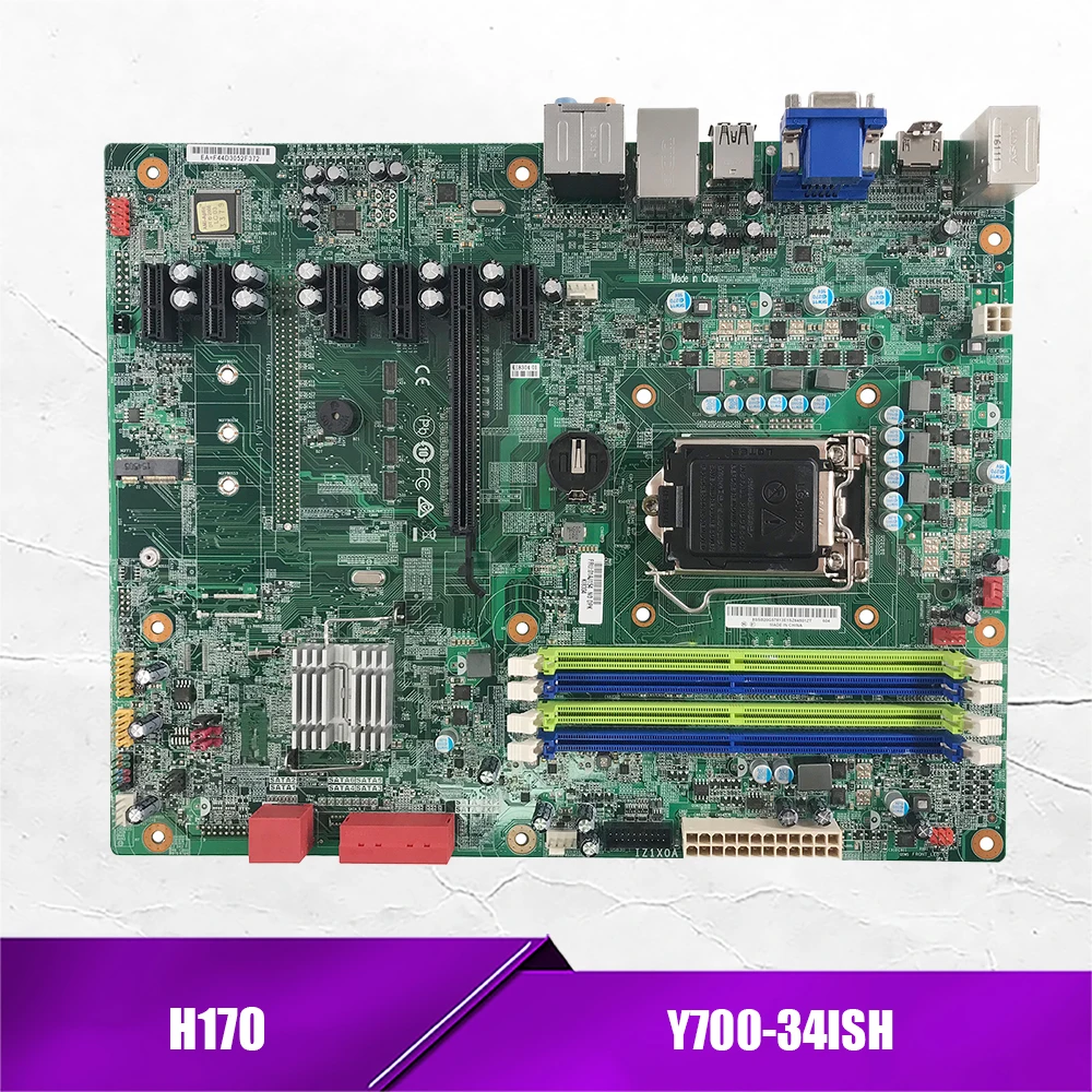 Desktop PC Motherboard For Lenovo Y700-34ISH H170H4-LA 00XK210 01AJ154 ATX Mainboard