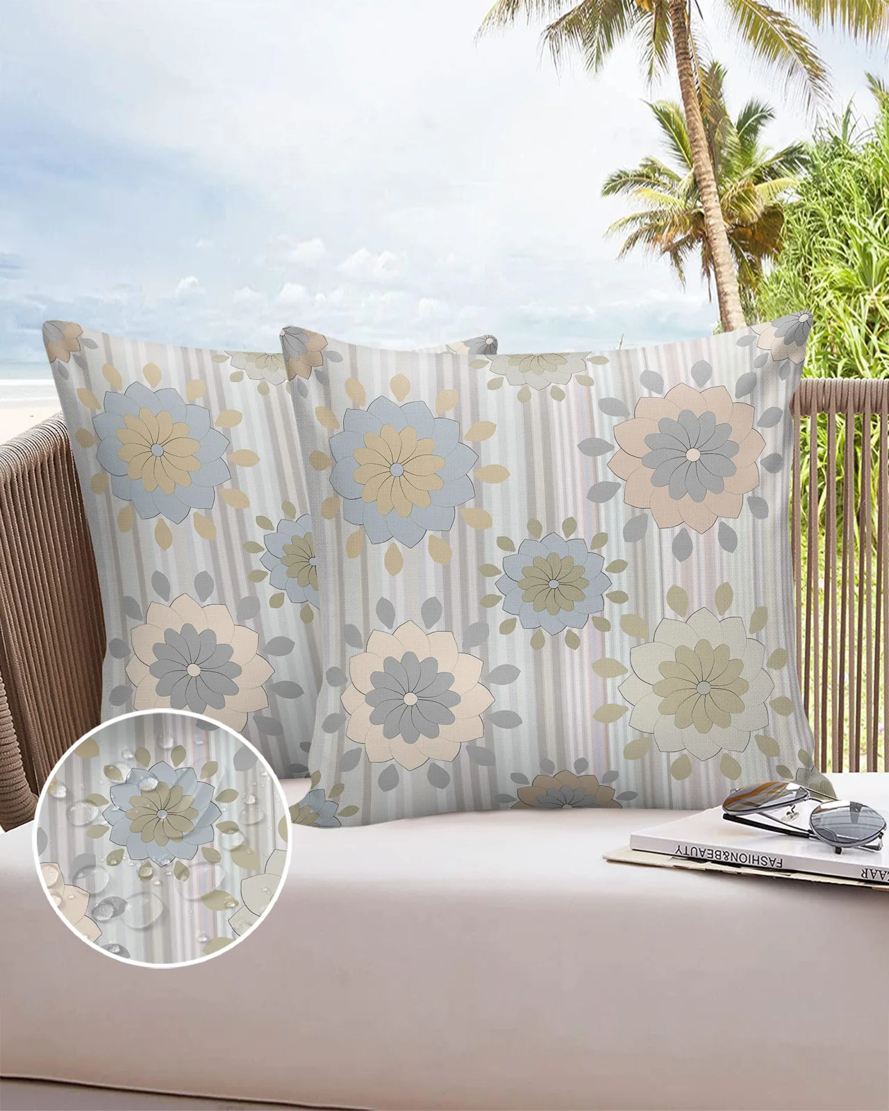 

Водонепроницаемая наволочка Dahlia для украшения дома и офиса