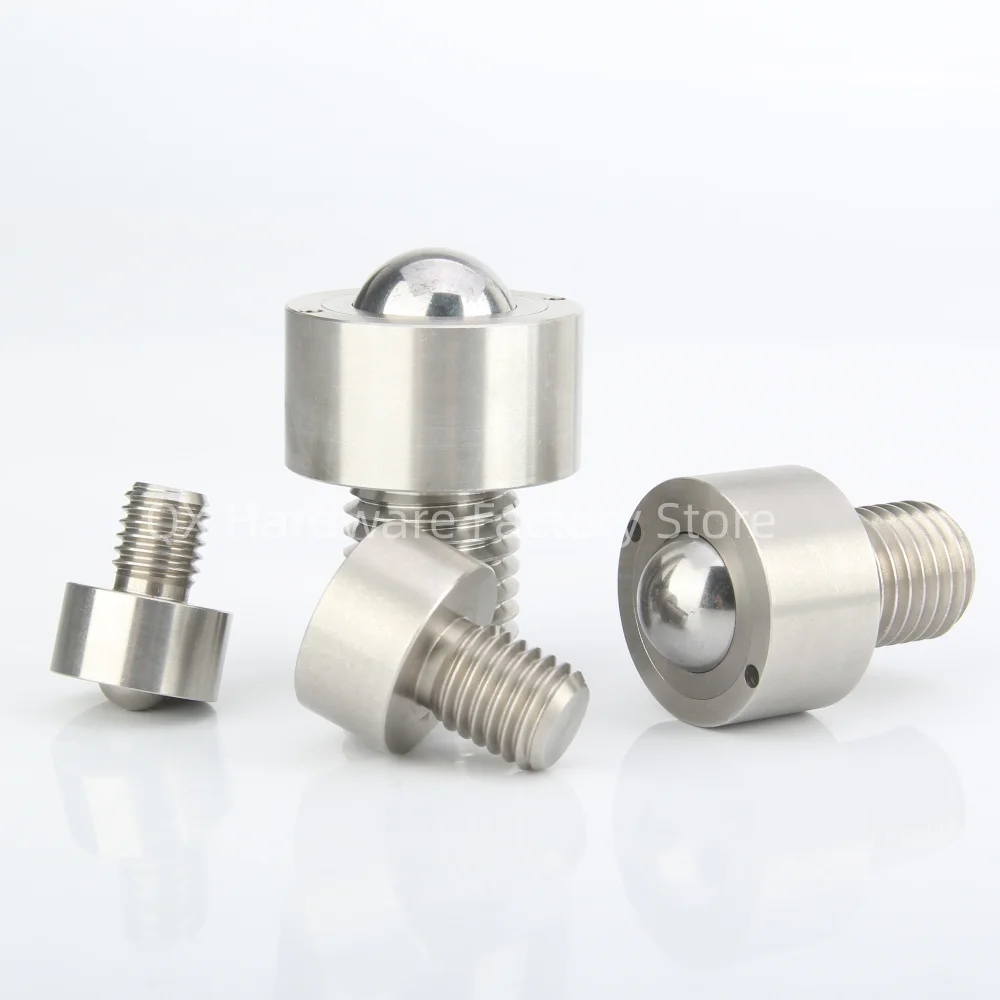 

QX314 Good Quality All Stainless Steel Conveyor Roller Plunger Ball Transfer Units with Coarse Thread