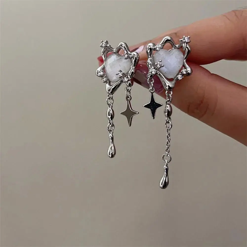 Новые серьги Sweet Cool Wind Love с кисточками и звездами женский дизайн S