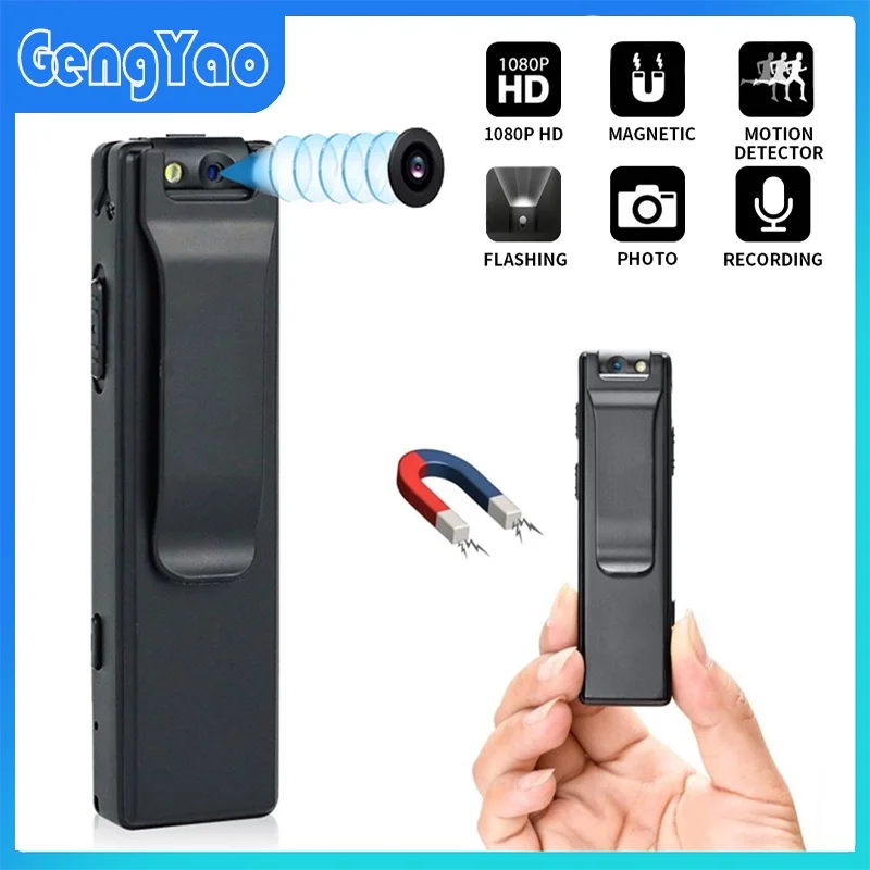 

A3 Body Camera Mini Digital HD Camera Micro Cam Magnetic Motion Snapshot Flashlight Loop Recording Camcorder Video Cam