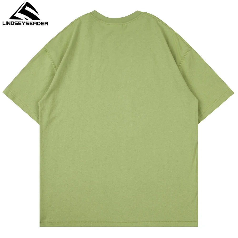 Футболка мужская оверсайз с аниме-принтом хлопковая рубашка круглым вырезом для