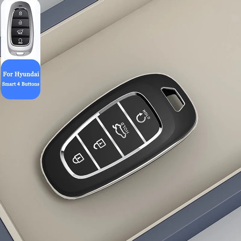 

Мягкий Чехол Для Ключей Из ТПУ Для Hyundai Tucson Solaris Sonata Hybrid NEXO NX4 Santafe Dn8