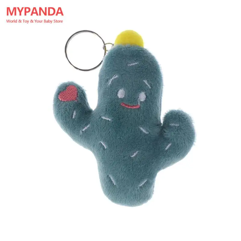 

1 шт. 9 см 3D плюшевая игрушка кактус Милая мультяшная Мягкая кукла брелок Подвеска сумка Декор Детский подарок