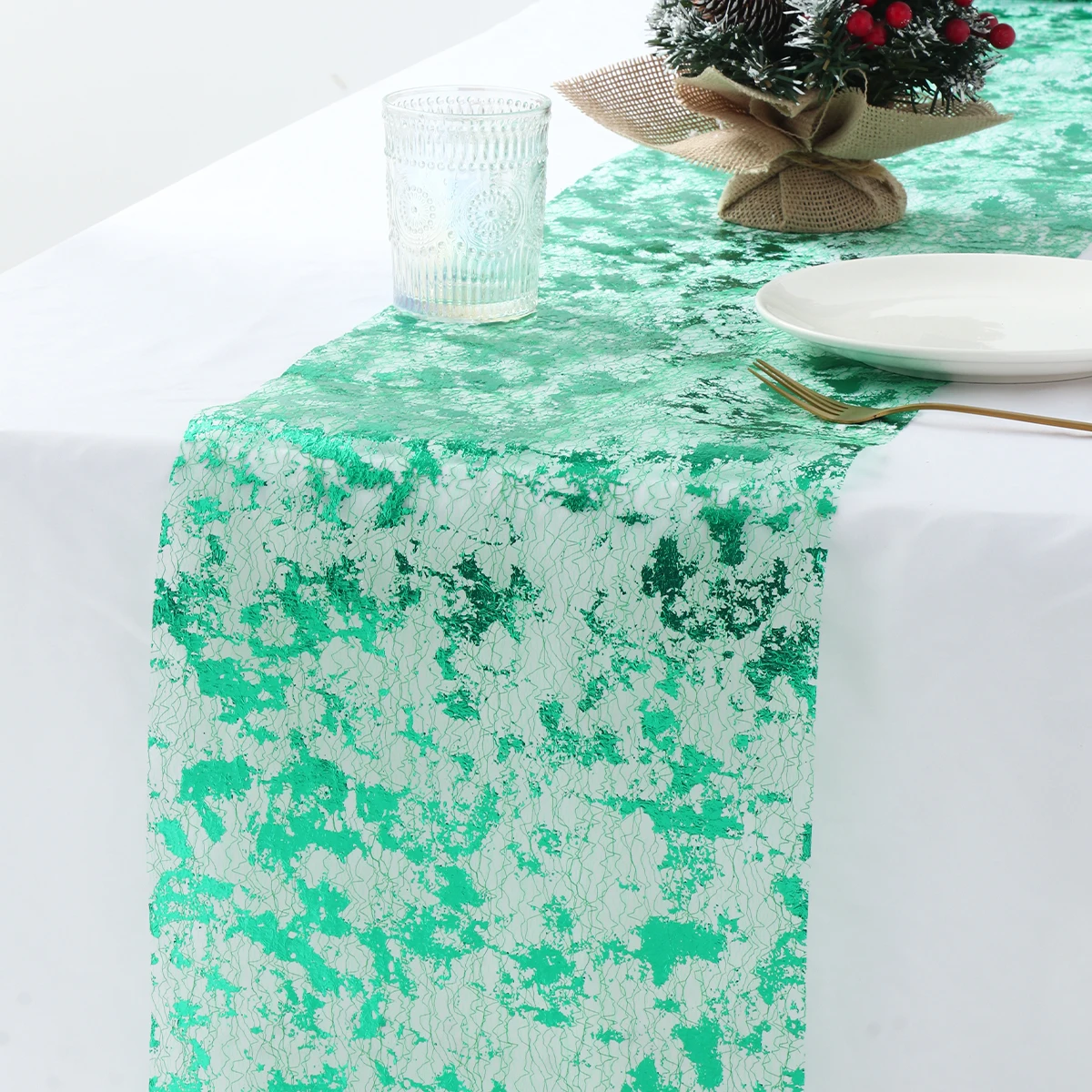 28 См Блестящие Металлические Золотые Тонкие Скатерти С Золотой/серебряной