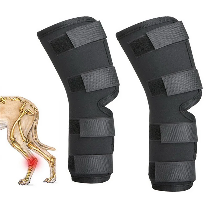 

Pet Dog Bandages Dog Injurie Leg Knee Brace Strap Protection For Dogs Joint Bandage Wrap Doggy Medical Supplies Dogs Accessories