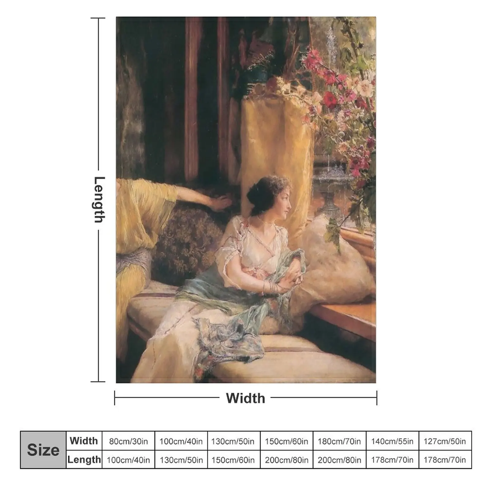 Надувное одеяло-сэр Лоренс Альма-тадема-1900 огромные мягкие одеяла для дивана