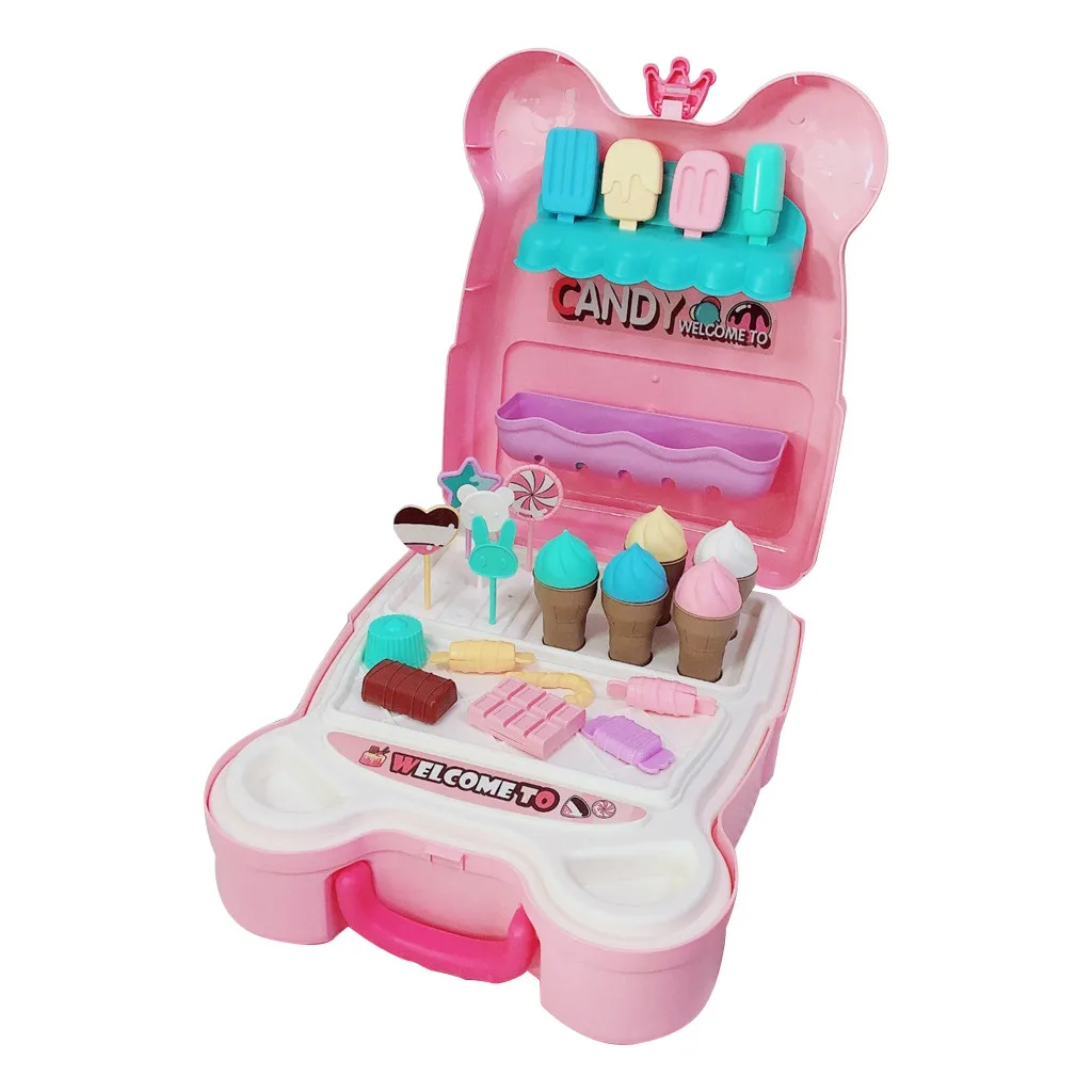 

Birthday Pretend Ice Game Cream Kitchen Set Toy Cake Children Education