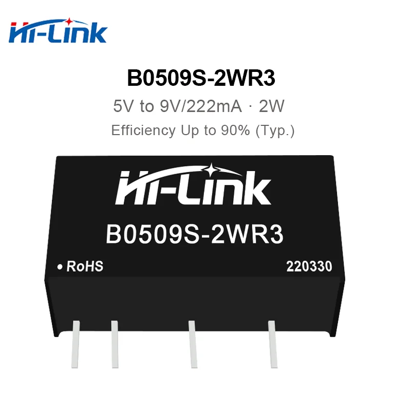 

2 шт./лот DC 2W B0503S/B0505S/B0509S/B0512S/B0515S/B0524S-2WR3 3,3 V/5V/9V/12V понижающий модуль питания преобразователь питания CE