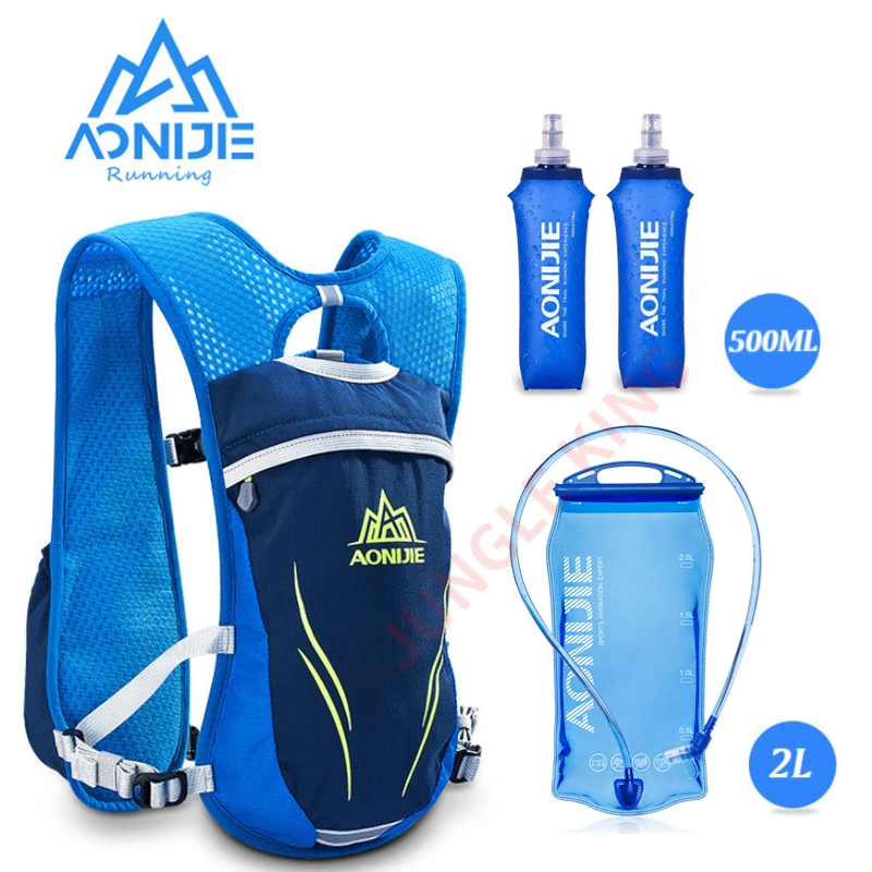 

AONIJIE E885 Hydration Backpack Rucksack Bag Vest Harness For 2L Water Bladder Hiking Camping Running Marathon Race Sport 5.5L
