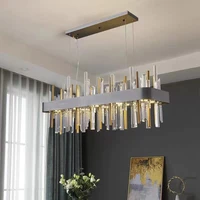 light luxury simple modern crystal living room ceiling chandelier creative bar bedroom study dining room lighting