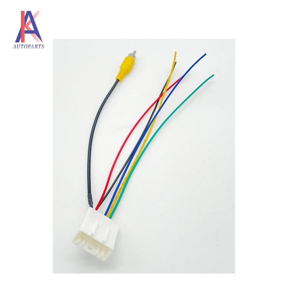 

Aftermarket Reversing Camera Wiring Loom For Toyota Reverse Camera Retention Wire Harness Cable Connector 20-Pin