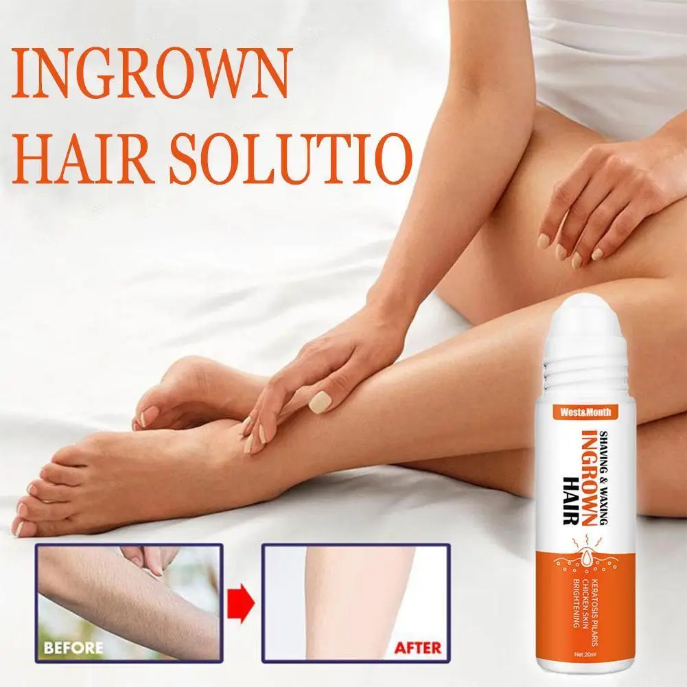 20ml Ingrown Hair Cream Bump Removal Stopper Treatment Serum Redness Prevent Waxing Repairing After Shaving Reduce Skin E8Q9 - купить по