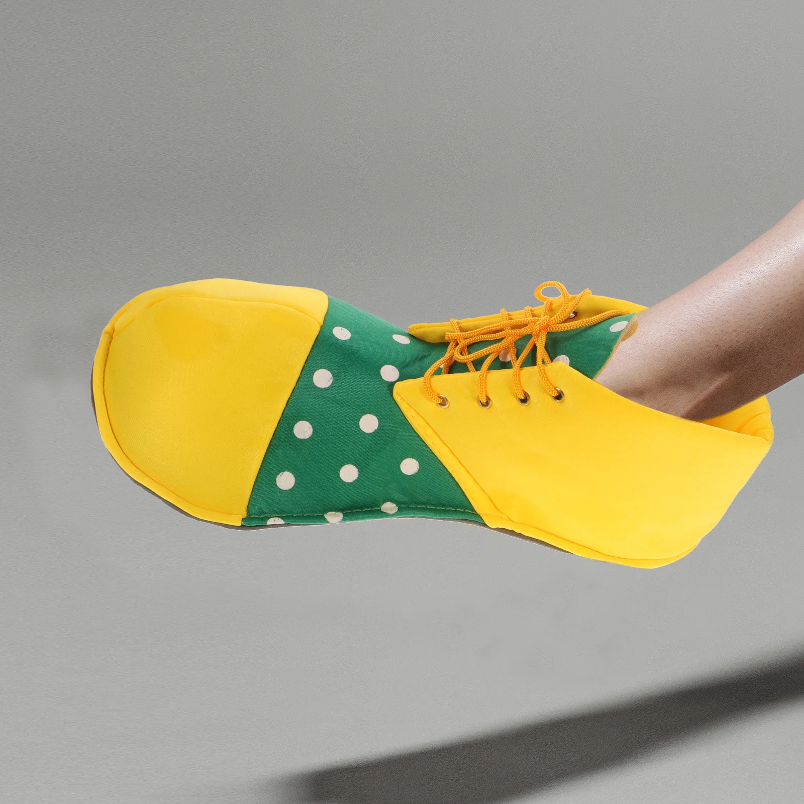 Обувь для костюма клоуна женская губка яркого цвета прочная многоразовая