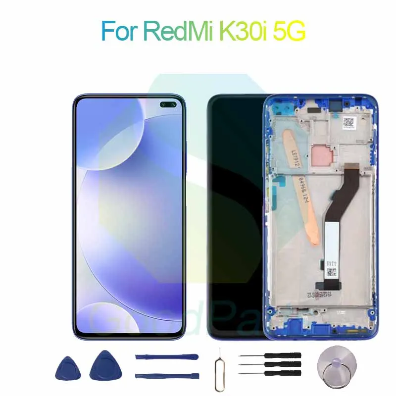 Для RedMi K30i 5G экран дисплей Замена 2400*1080 LCD сенсорный дигитайзер
