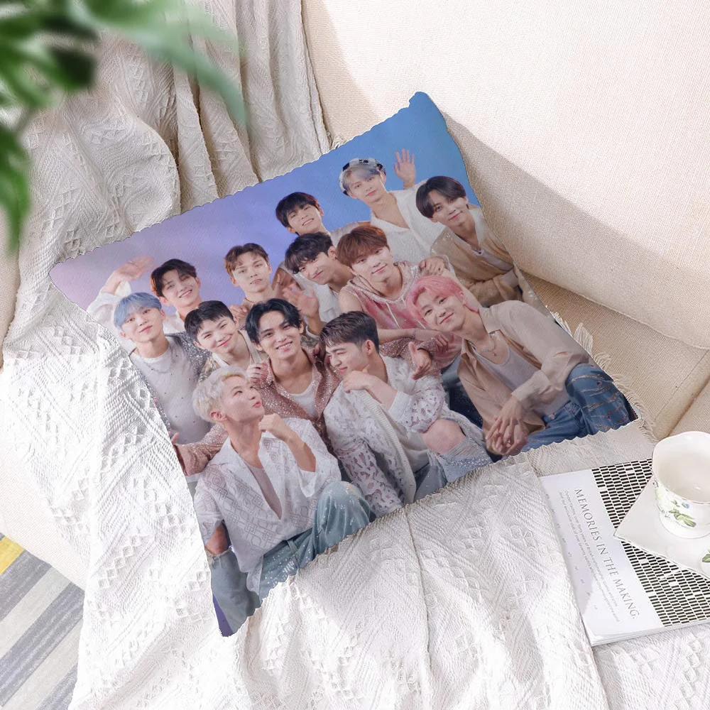 K-pop Декоративные Чехлы На Подушки Квадратные Полиэстеровые Наволочки Для Дивана