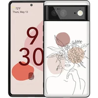 art abstract woman flowers phone case for google pixel 4 xl 3 3xl 3a 4 4a 5g xl 6 pro 5 5a 5g soft silicone back covers fundas