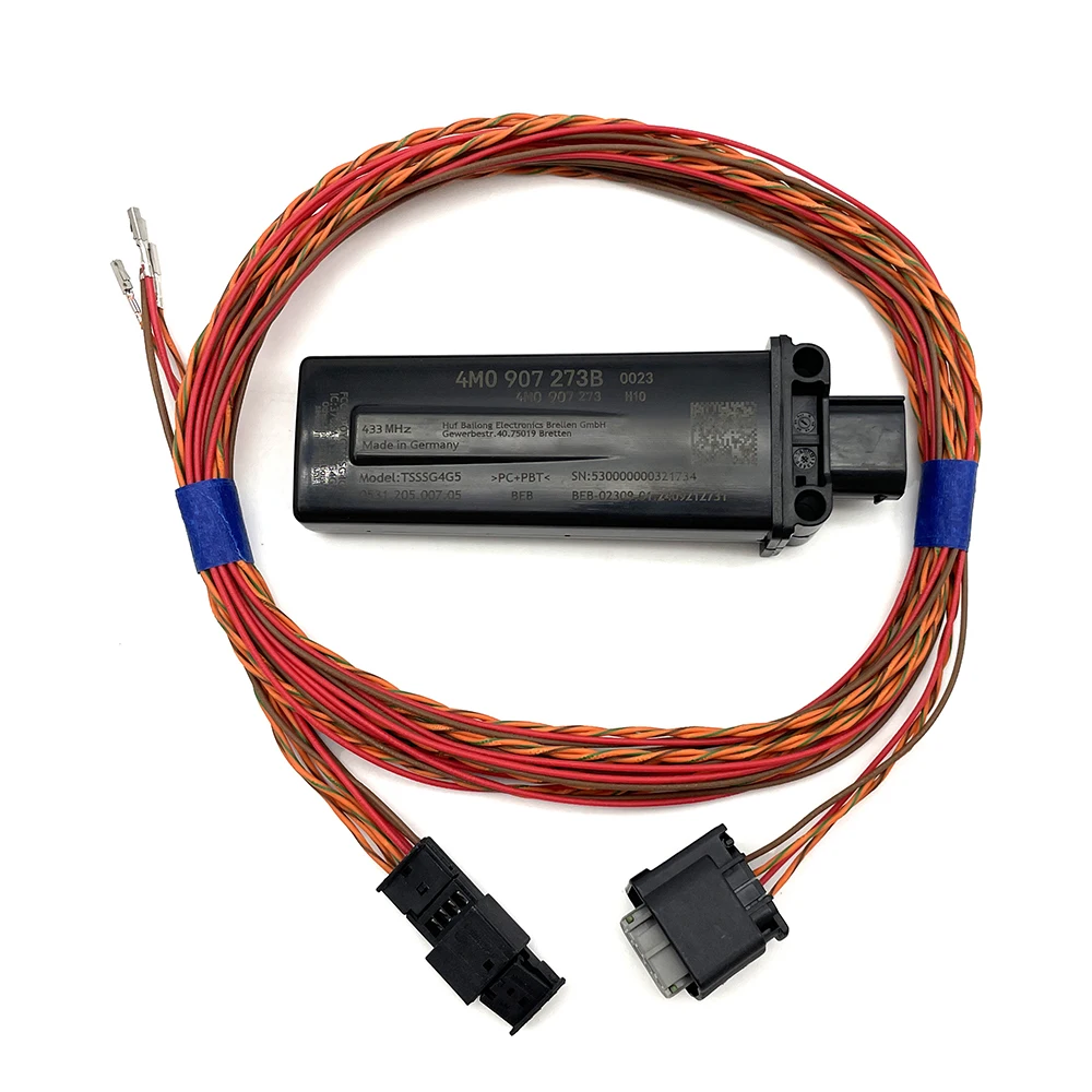 

4M0907273B для системы мониторинга давления в шинах Audi a4te, модуль давления в шинах второго поколения 4M0 907 273B и кабель