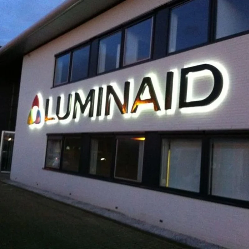 

Manufacturer professional custom led backlit letters outdoor large 3d backlit sign