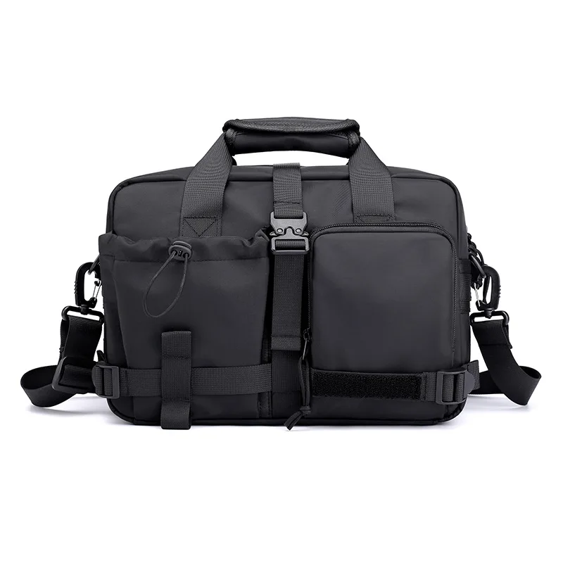 New trendy men's bag large capacity casual shoulder messenger bag tooling messenger bag laptop bag Travel bag Handbag
