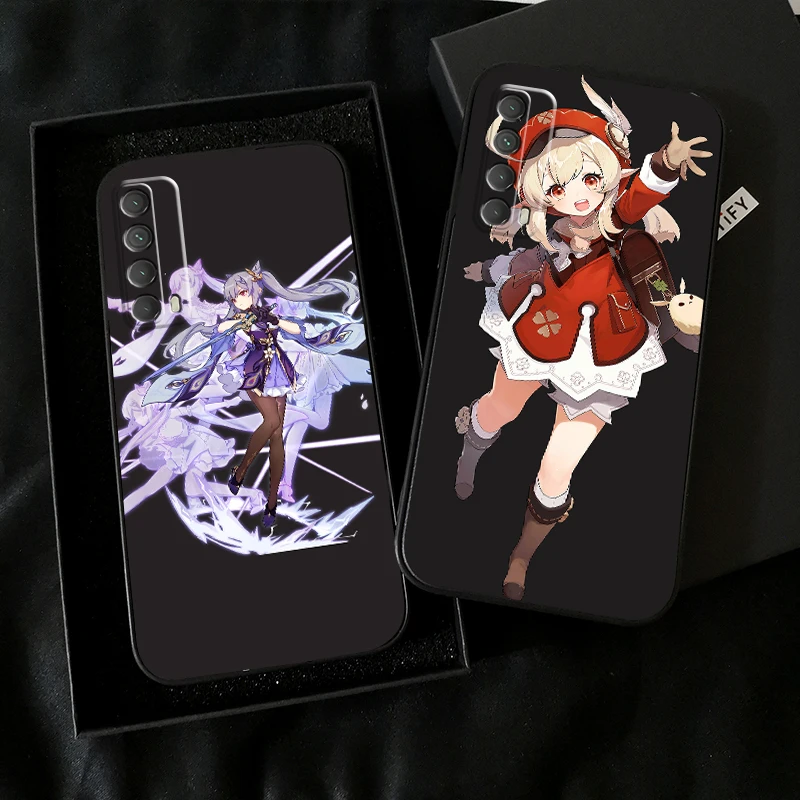 

Genshin Impact Project Game Phone Case For Huawei Honor 7A 7X 8 8X 8C 9 V9 9A 9X 9 Lite 9X Lite Black Funda Carcasa Back Coque