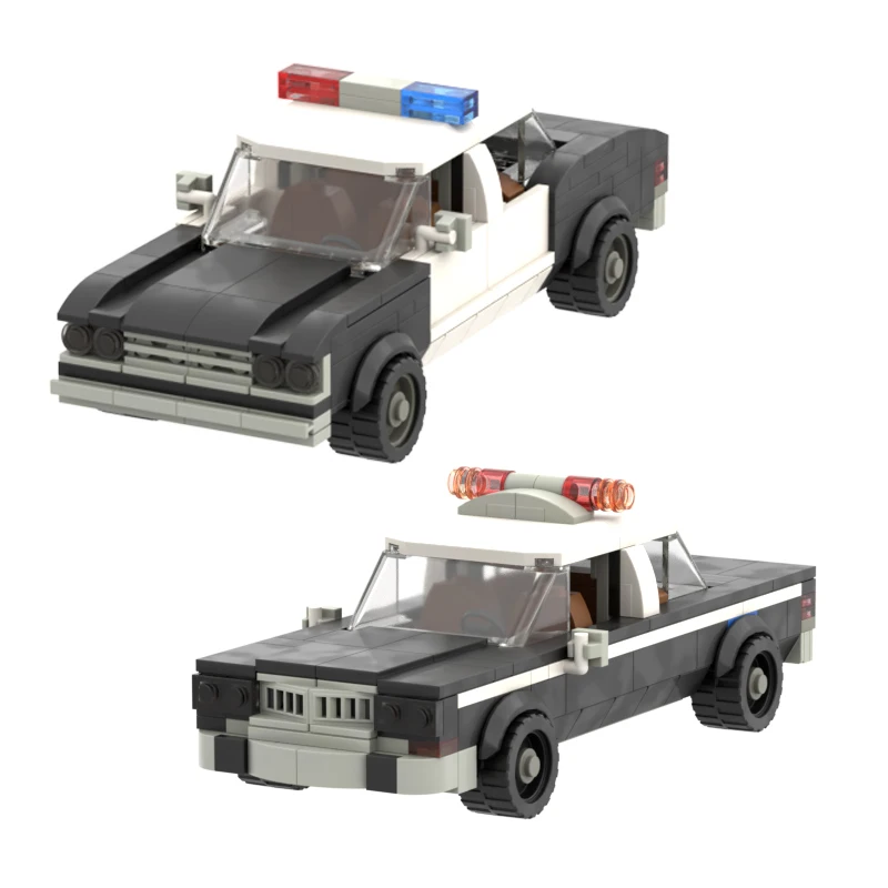 

MOC 1982 New York Police Building Block City Patrol Car Assembly Toys Boys' Car Series Gift Children's Toys