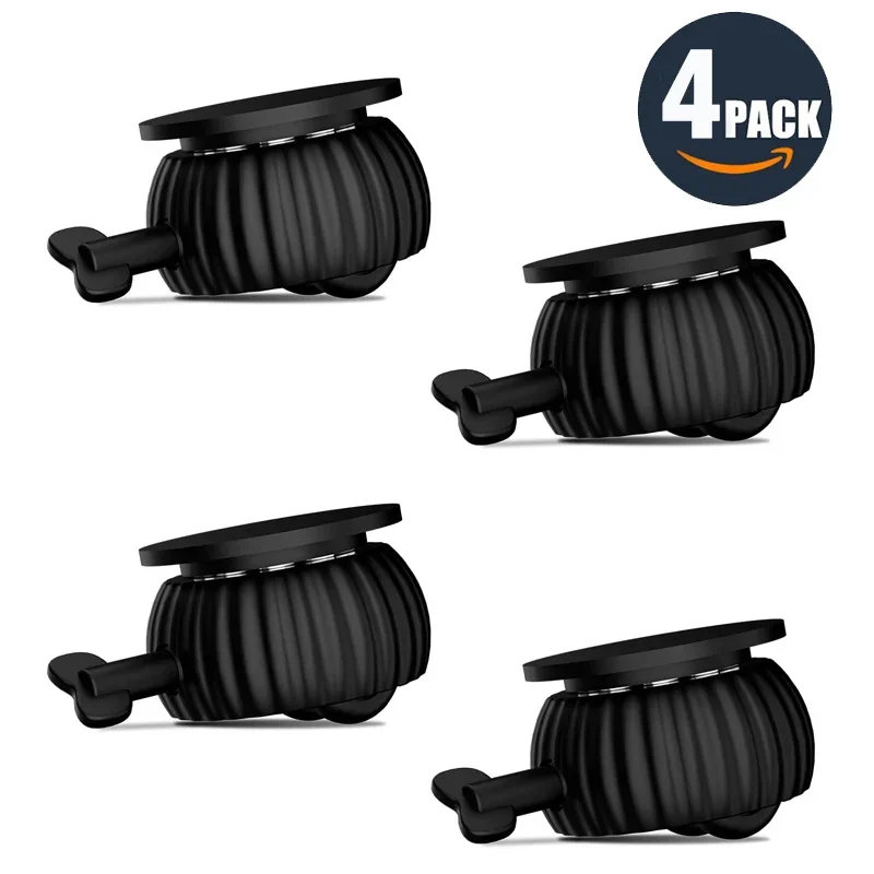 

Мебельные ролики 4 шт., 360°, бесшумные, самоклеящиеся