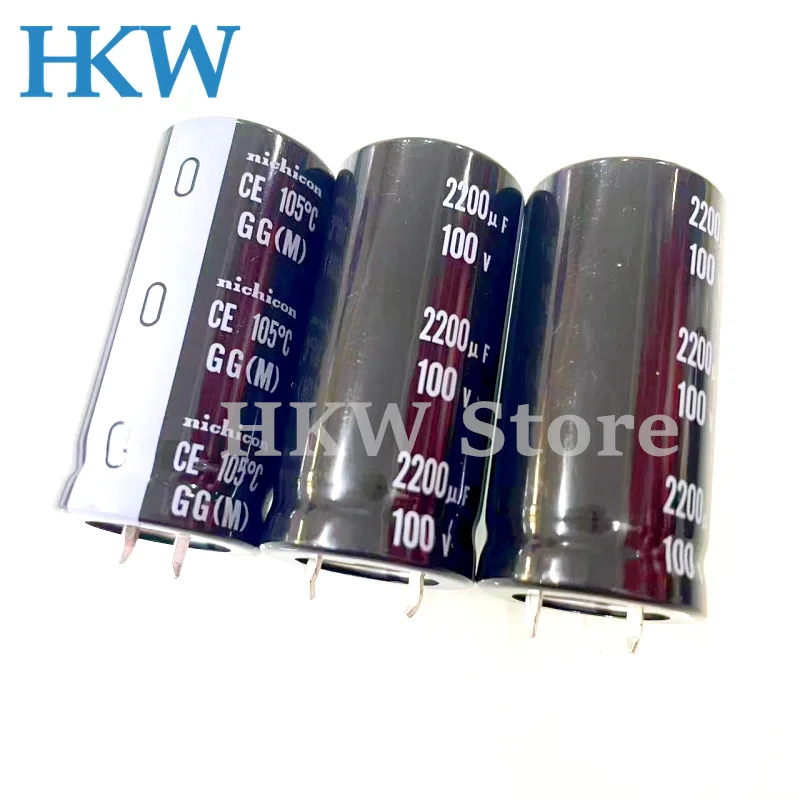 10 шт. электролитический конденсатор 2200 в 100 мкФ 22x45 мм новинка