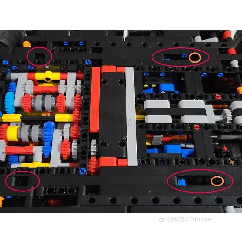MOC Техническая регулируемая подставка для SP3 42143, строительные блоки, сделай сам, креативный эксперт, гоночный автомобиль, стенд, кирпичи, детская игрушка в подарок (art.: 3920d1bf72040) - 3920d1bf72040