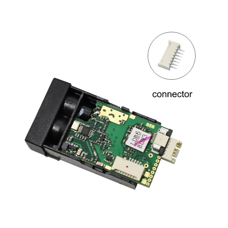 

Лазерный датчик среднего диапазона 40 м, класс 2, красный луч, модуль с разъемом для измерения транспортного средства