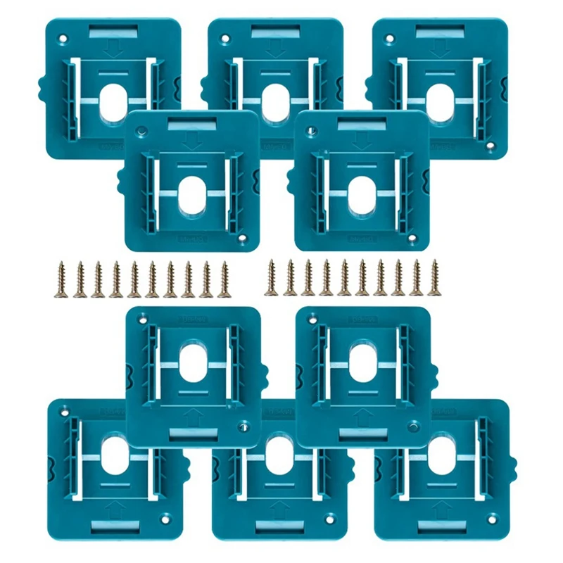 

10 Pcs Battery Mount Holder For Makita 18V Battery Mounts Dock Holder Brackets Use To BL1860 BL1850 BL1840 BL1830