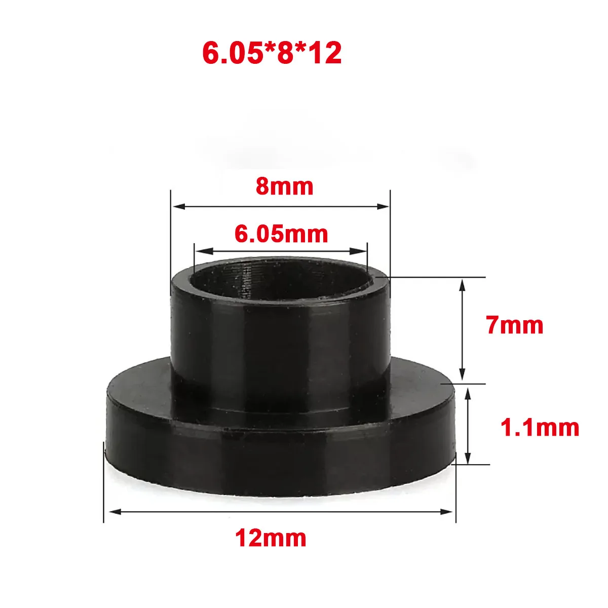Нейлоновые ступенчатые шайбы Т-типа M6 M8 M10 M12 M20