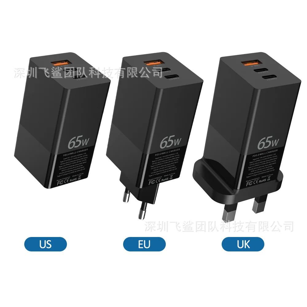 

65W USB C Charger Quick Charge 4.0 3.0 QC4.0 QC PD3.0 PD USB-C Type C Fast USB Charger For iPhone 12 Pro Max Macbook