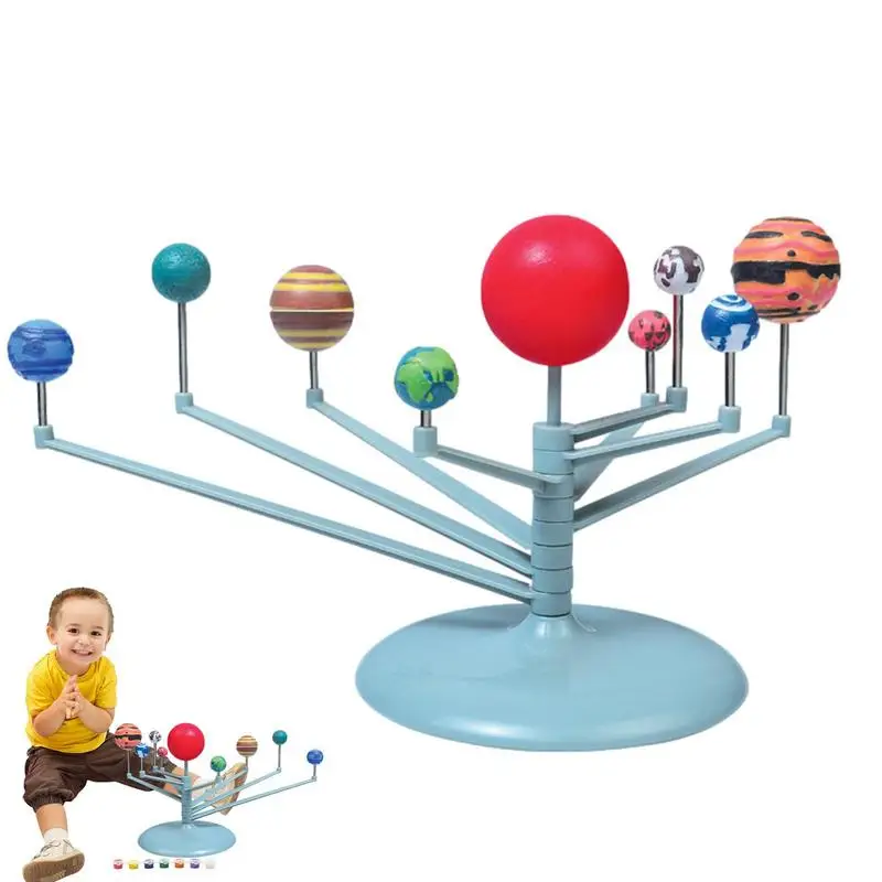 

Комплект для моделирования солнечной системы, комплект для создания и окраски солнечной системы, 3D светящиеся в темноте солнечные системы, учебный комплект для мобильного телефона