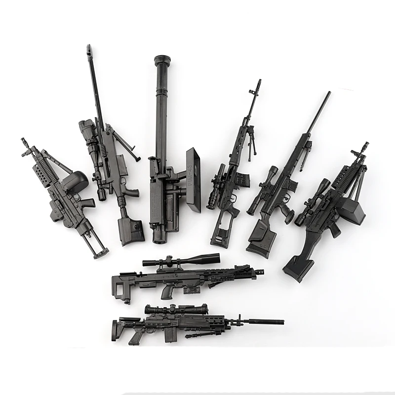 Масштаб 1/6 пластиковое оружие военная модель MK14 SVD Женская снайперская винтовка