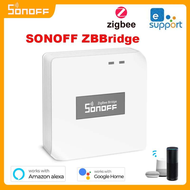 

Умный мост SONOFF ZBBridge Zigbee, дистанционное управление, Wi-Fi, работает с Alexa Google Home