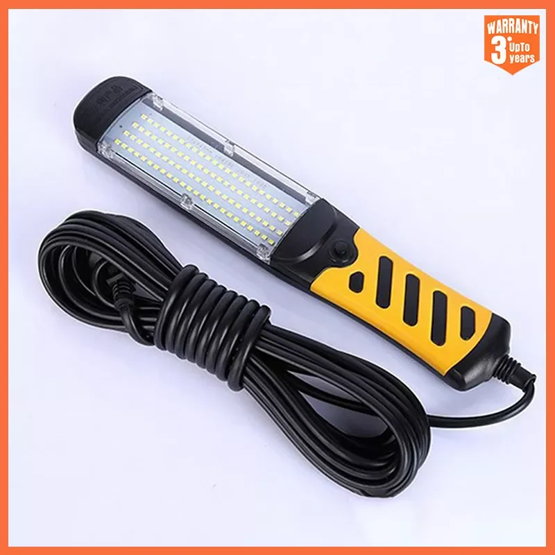 

NEW2023 Portable LED Emergency Safety Work Light 100 LED Beads Flashlight Car Inspection Repair Handheld Work Lamp With Hook