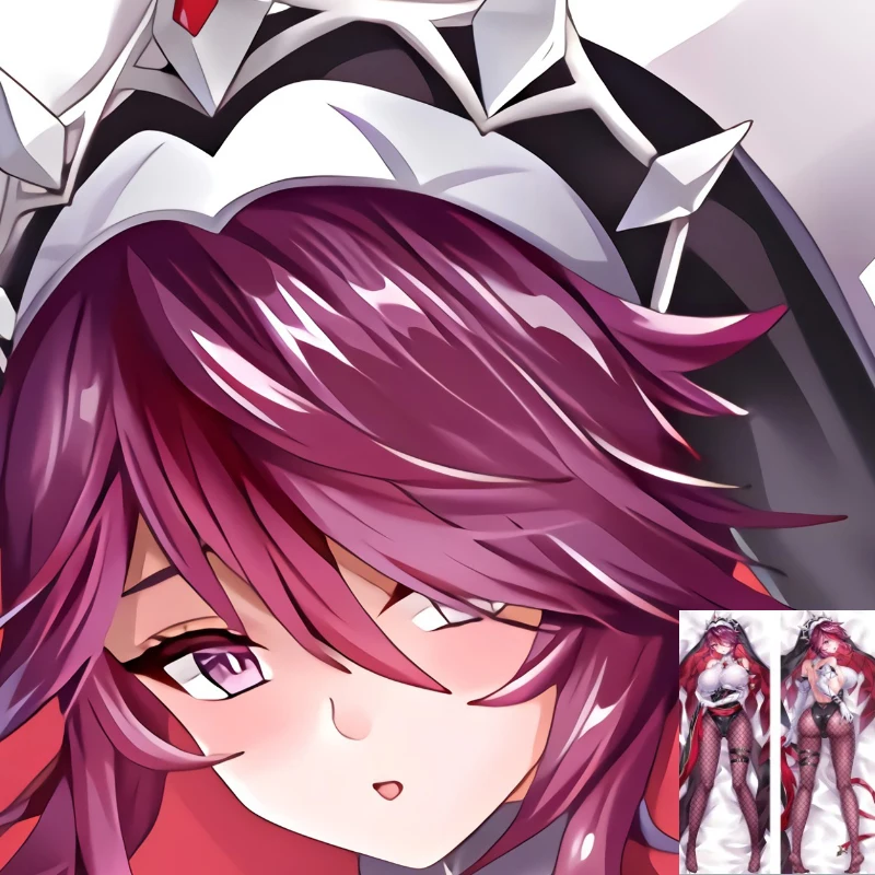 Наволочка сделай сам для аниме-игр Genshin Impact Rosaria Dakimakura обнимающая тело