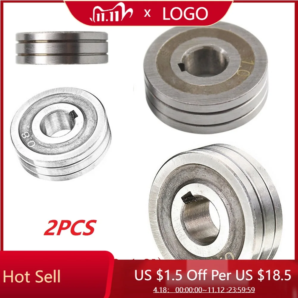 

MIG Welder Wire V Knurl Groove Feeding Drive Roller Roll Parts 0.6/0.8 0.8/1.0mm Feeder Roll Welding Tool Parts
