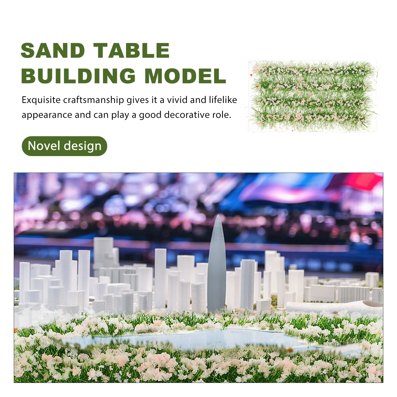 Поддельные подсолнухи искусственная трава домашние растения микро-пейзаж набор