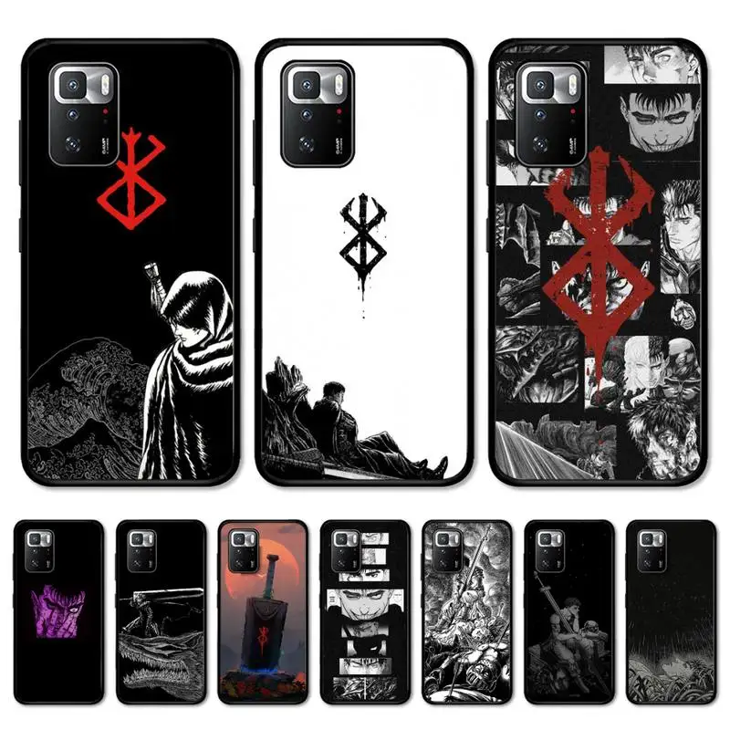 

Berserk Guts Phone Case for Redmi 5 6 7 8 9 A 5plus K20 4X S2 GO 6 K30 pro
