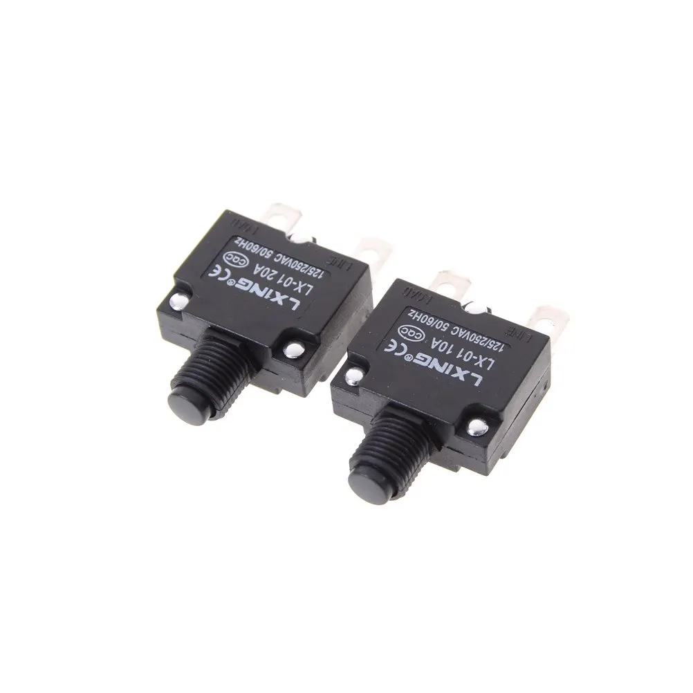 1 шт. Термовыключатель защита от перегрузки отключение тока 5A 8A 10A 15A 20A