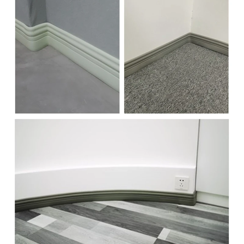 

New Wood Grain Thickened Foam Anti-collision Skirting Waistline Self-adhesive Border Waterproof and Anti-fouling Home Wall Decor