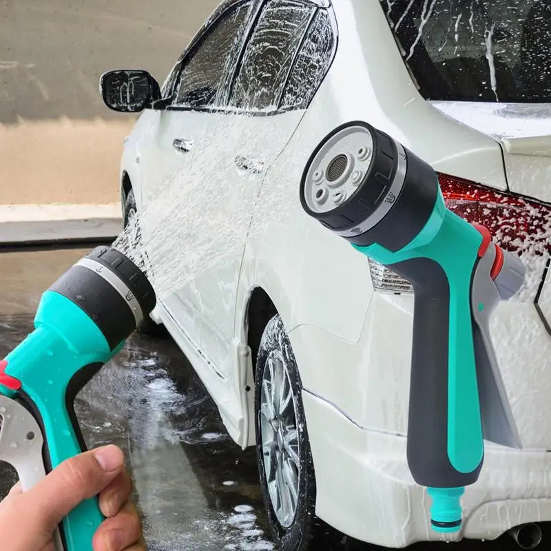 

Spray Nozzle Water Nozzle With 7 Function Watergun For Cleaning Car Wash Machine Garden Watering Showering Pet Auto Accessories