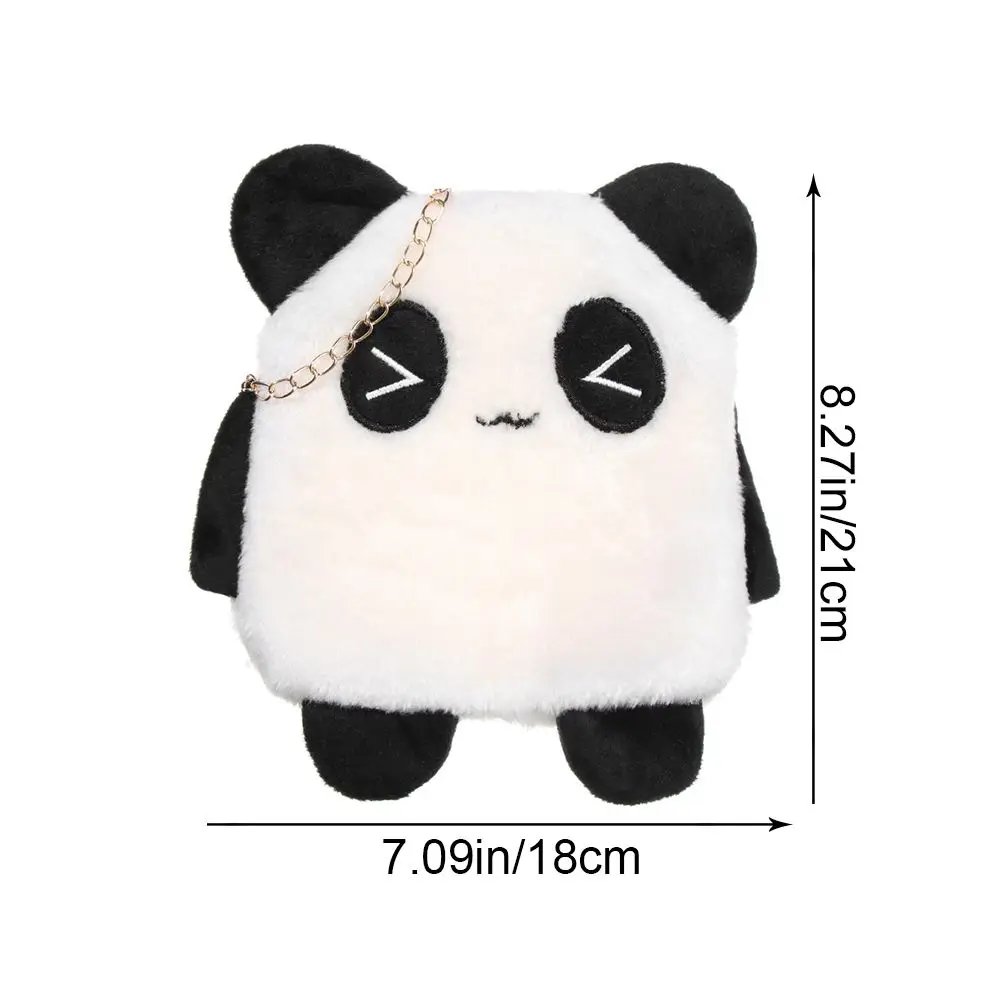 Многофункциональная милая плюшевая сумка через плечо с пандой для женщин