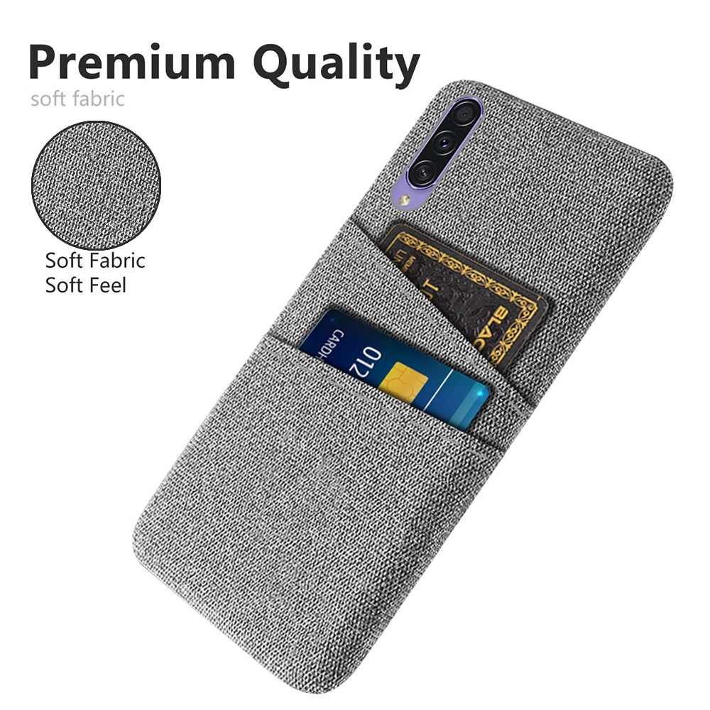 

Dual Card Fabric Cloth Luxury Cover on For Coque Samsung A 30 s A30s A 30s SM-A307F/DS Phone Case For Samsung Galaxy A30s Case