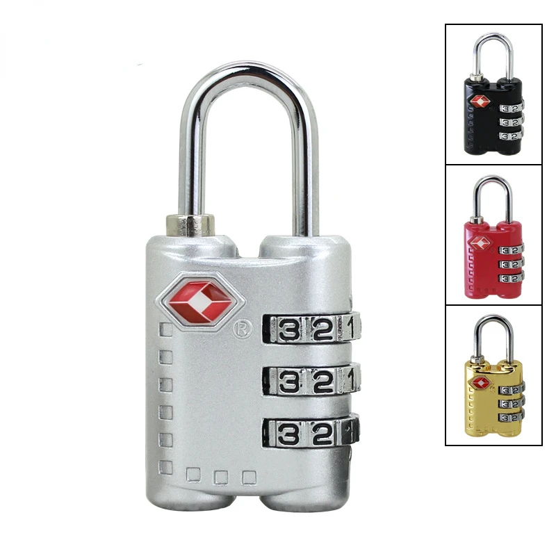 

Lintolyard New Customs Tsa Password Lock for Luggage Bag Nice 3 Digit Tsa301 Padlock Gift Packing Free Shipping