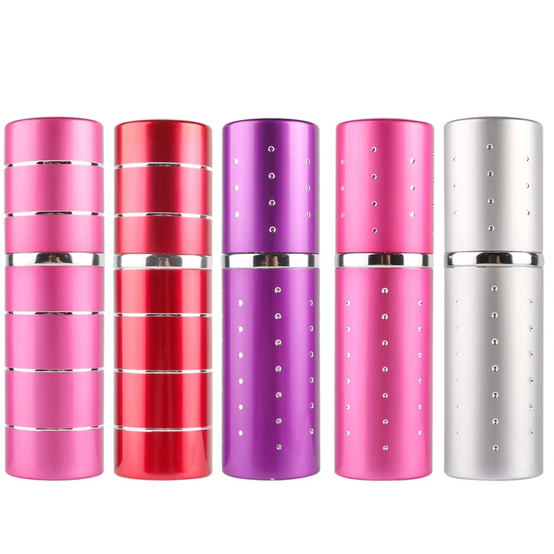 

50 X20ml Travel Aluminum Perfume Atomizer Glass Spray Bottle Empty Refillable Portable Metal Sprayer Cosmetic Parfume Containers